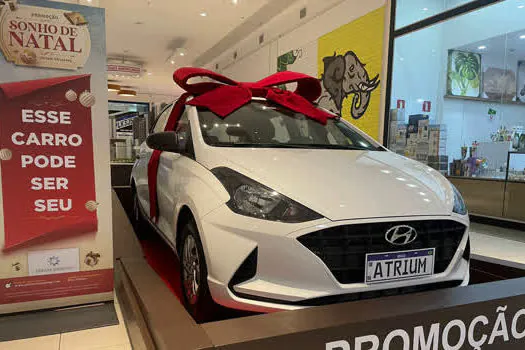 Natal do Atrium Shopping tem Vila do Noel e sorteio de carro 0km