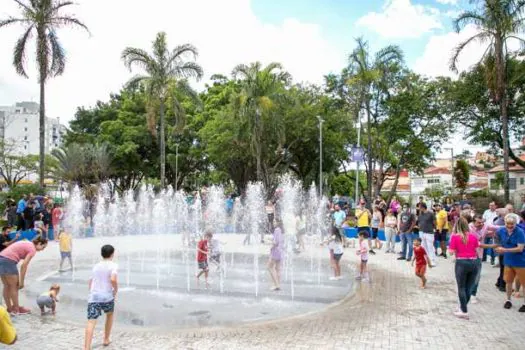 São Caetano ganha Grande Vila de Natal e chafariz interativo