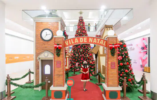 Golden Square Shopping celebra Natal com trono tecnológico