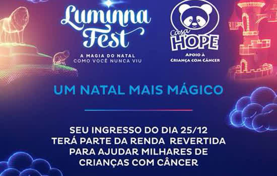 Natal solidário no Luminna Fest