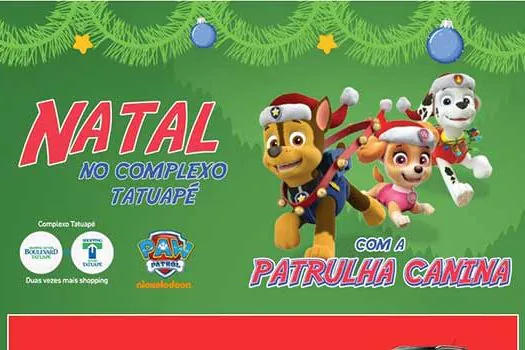 Temporada de Natal do Complexo Tatuapé conta com o sorteio de dois automóveis