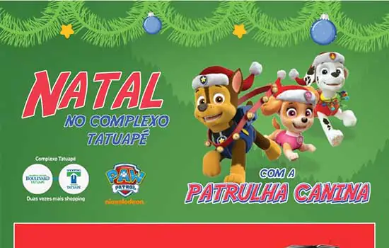 Temporada de Natal do Complexo Tatuapé conta com o sorteio de dois automóveis