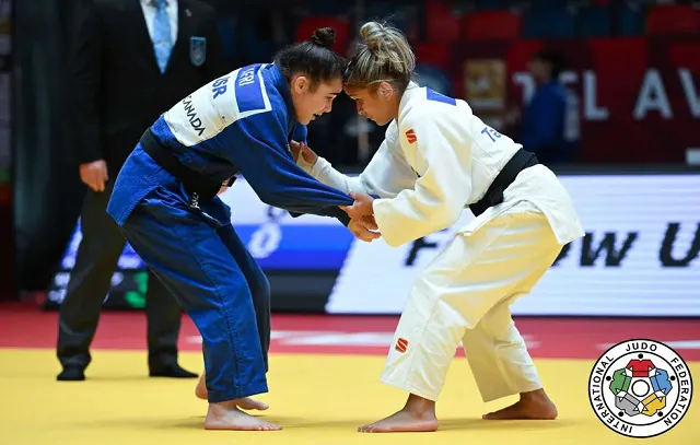 Natasha Ferreira e Larissa Pimenta faturam bronze em Grand Slam de judô