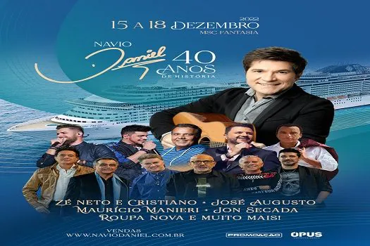 Navio Daniel 40 anos – Um mar de amor