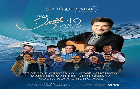 Navio Daniel 40 anos – Um mar de amor