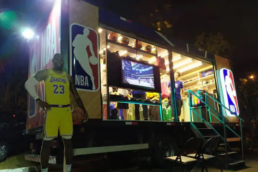 Primeira NBA Store Truck chega ao Shopping ABC