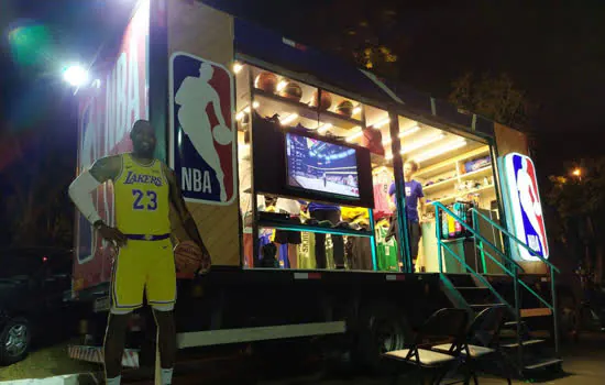 Primeira NBA Store Truck chega ao Shopping ABC