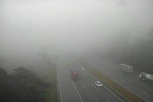 Concessionárias alertam motoristas sobre cuidados nos períodos de neblina