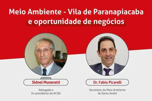 Live da ACISA discute oportunidades de negócios em Paranapiacaba