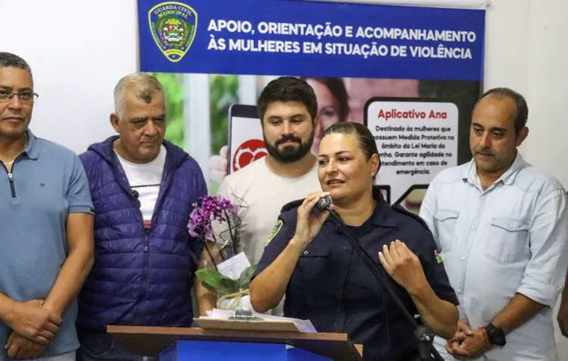 Primeira comandante mulher toma posse na GCM de Ribeirão Pires