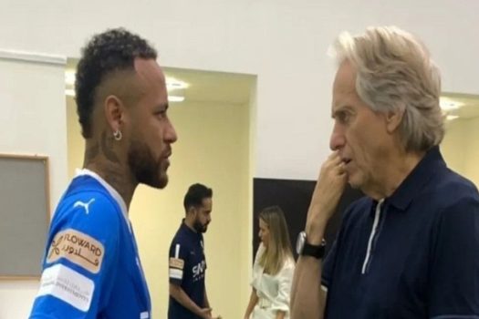 Neymar pede saída de Jorge Jesus à diretoria do Al-Hilal após bronca no vestiário, diz jornal