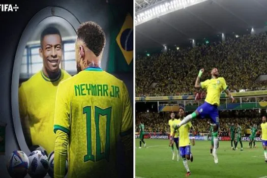 Brasil goleia Bolívia e Neymar supera Pelé em estreia nas Eliminatórias da Copa