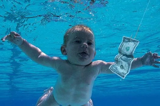 Rapaz que posou ainda bebê na capa de ‘Nevermind’ processa Nirvana