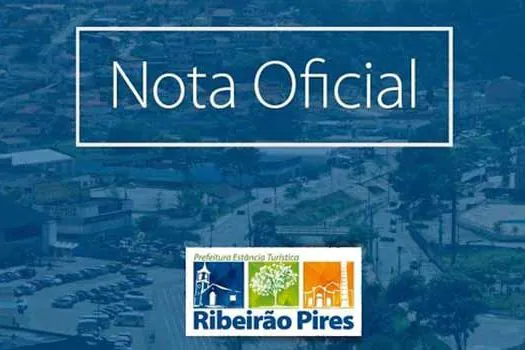 Nota Oficial Coronavírus –  Prefeitura Ribeirão Pires – 19 de março de 2020