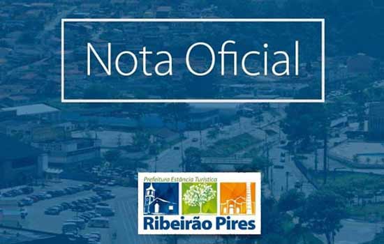 Nota Oficial Coronavírus –  Prefeitura Ribeirão Pires – 19 de março de 2020