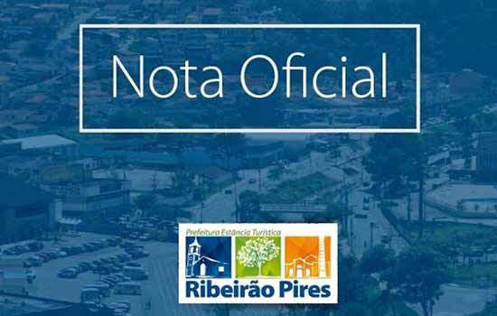 Nota Oficial Coronavírus - Ribeirão Pires - 30 de março de 2020