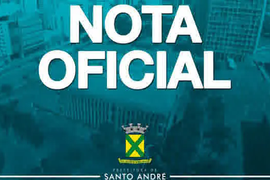 CORONAVÍRUS – NOTA OFICIAL 2 da Prefeitura de Santo André