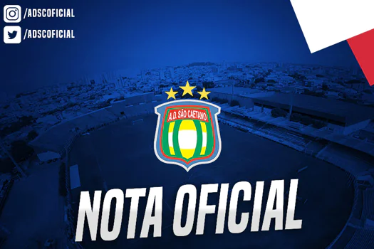 Nota oficial – Luiz Gabardo não é mais técnico do São Caetano