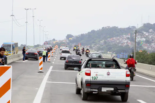 Governo entrega 1° viaduto do pacote de obras do projeto Nova Entrada de Santos