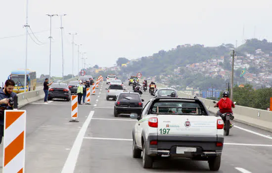 Governo entrega 1° viaduto do pacote de obras do projeto Nova Entrada de Santos