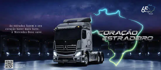 Mercedes-Benz lança Série Especial do Novo Actros “Coração Estradeiro”