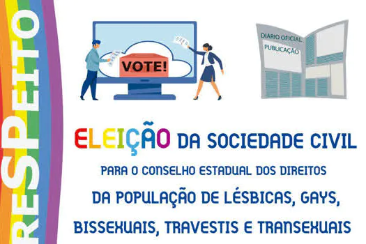 Inscrições abertas para escolha dos novos membros do Conselho Estadual LGBT