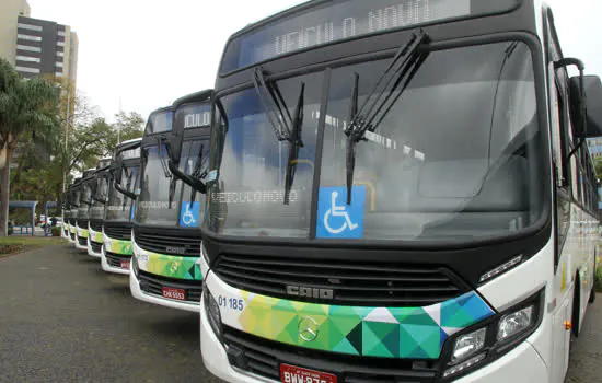 Santo André entrega 15 novos ônibus na primeira etapa de renovação da frota