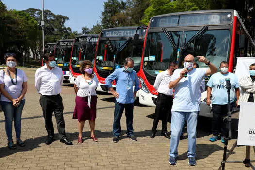 Novos ônibus aumentam a qualidade do transporte público de Diadema