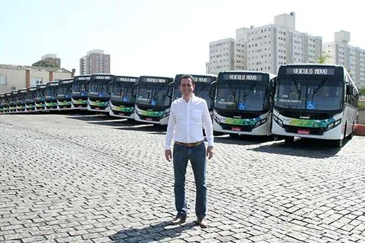 Santo André ganha 30 novos ônibus em apenas duas semanas