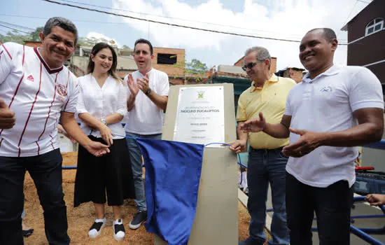 Santo André entrega obras de reurbanização no Núcleo dos Eucaliptos