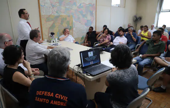 Santo André recebeu lideranças de núcleos habitacionais em áreas de risco