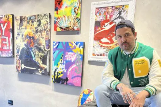 Artista do ABC inaugura galeria de arte com uso de realidade aumentada