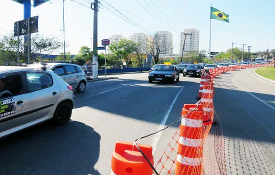 Av. Giovanni Battista Pirelli é interditada parcialmente no sentido Centro de Santo André