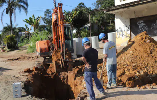 Ribeirão Pires retoma obras de pavimentação de ruas no Vila Bonita