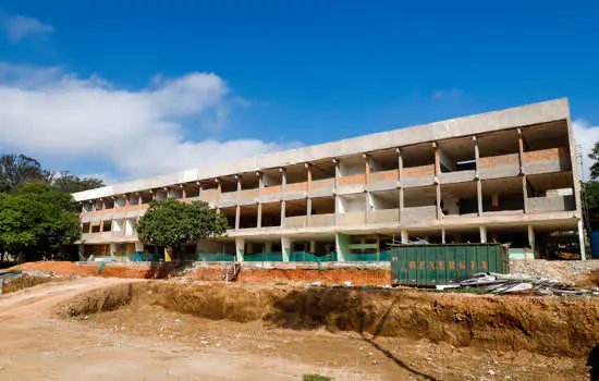 Obras do Complexo Escolar Prof.ª Eda Mantoanelli avançam em São Caetano