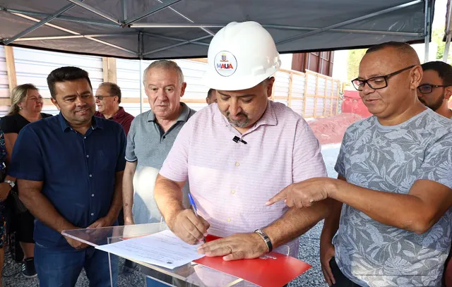 Mauá inicia construção do novo prédio da escola Profª Maria Wanny Soares Cruz