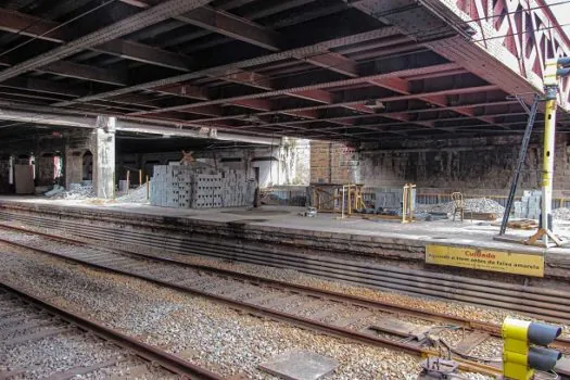 Secretário dos Transportes Metropolitanos visita obras de melhoria na estação da Luz