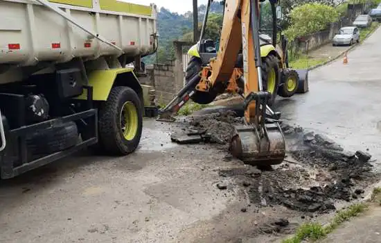 Ribeirão Pires inicia obras para escoamento de águas pluviais no Jardim Valentina