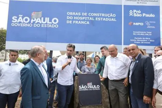 Governo de SP inicia construção do Hospital Estadual de Franca