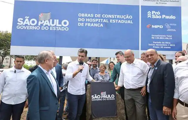 Governo de SP inicia construção do Hospital Estadual de Franca