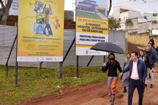 Obras do Hospital Veterinário avançam em Santo André