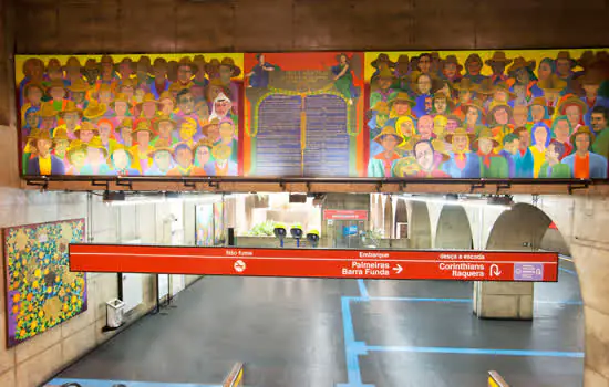 Obras de arte do Metrô relembram a Declaração Universal dos Direitos Humanos