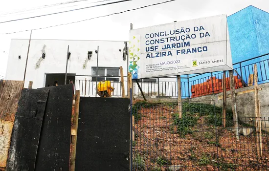 Obras da Clínica da Família no Jardim Alzira Franco entram na fase final