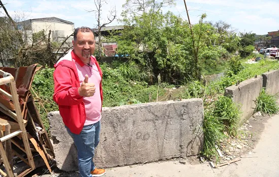 Mauá anuncia construção de muro de arrimo entre Parque Bandeirantes e Jardim Maringá