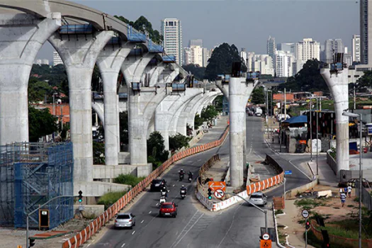 Obras do monotrilho até Congonhas serão retomadas; veja nova previsão de entrega