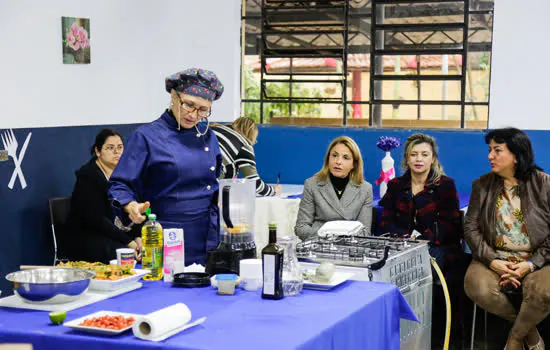 FSS leva Oficina Cozinhando com Cesta Básica ao Bairro Prosperidade