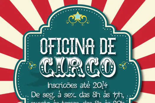 Oficina de Circo tem inscrições prorrogadas em Ribeirão Pires