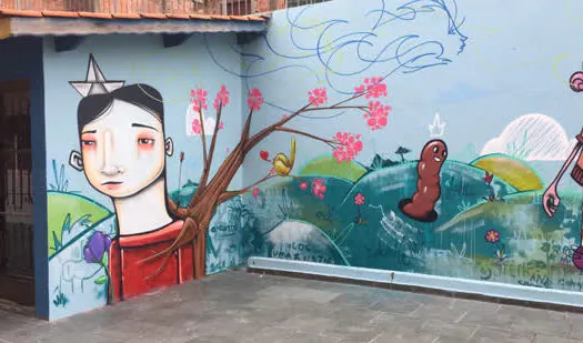 SBCTrans promove oficina de pintura no Centro Comunitário Nossa Senhora do Guadalupe