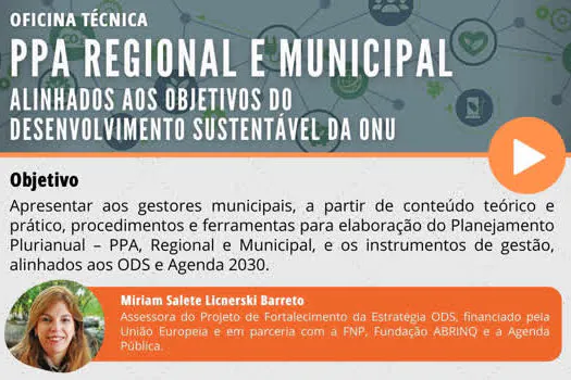 Consórcio ABC realiza oficina para implementar objetivos sustentáveis da ONU em PPA