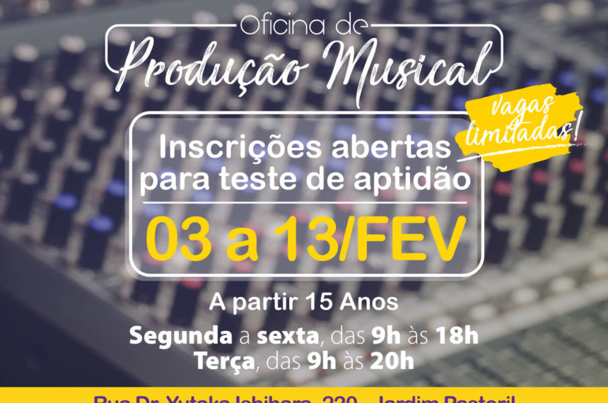 Ribeirão Pires Abre Inscrições Para Oficina De Produçã Abc Do Abc 4912